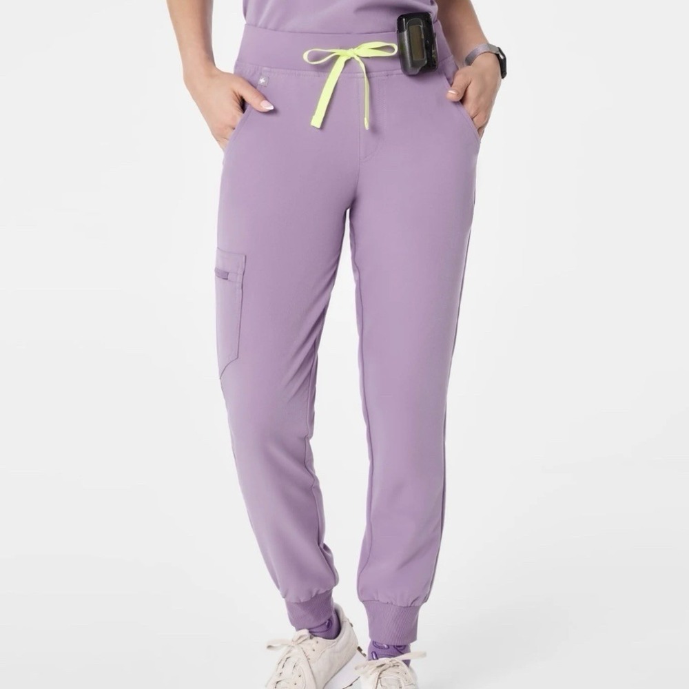 NWT FIGS Zamora Jogger Scrub Workwear Yoga Pants Purple Haze Women's 5XL Regular